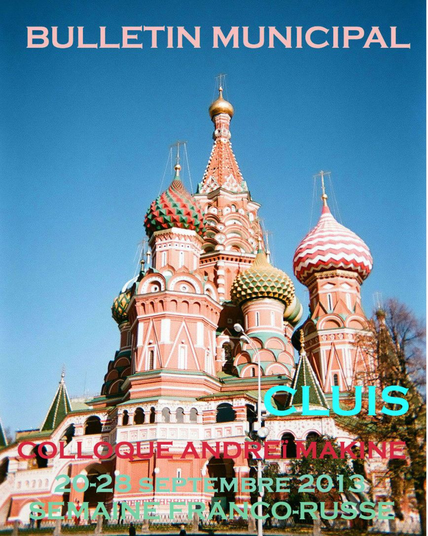 Colloque Andreï Makine et Semaine franco-russe