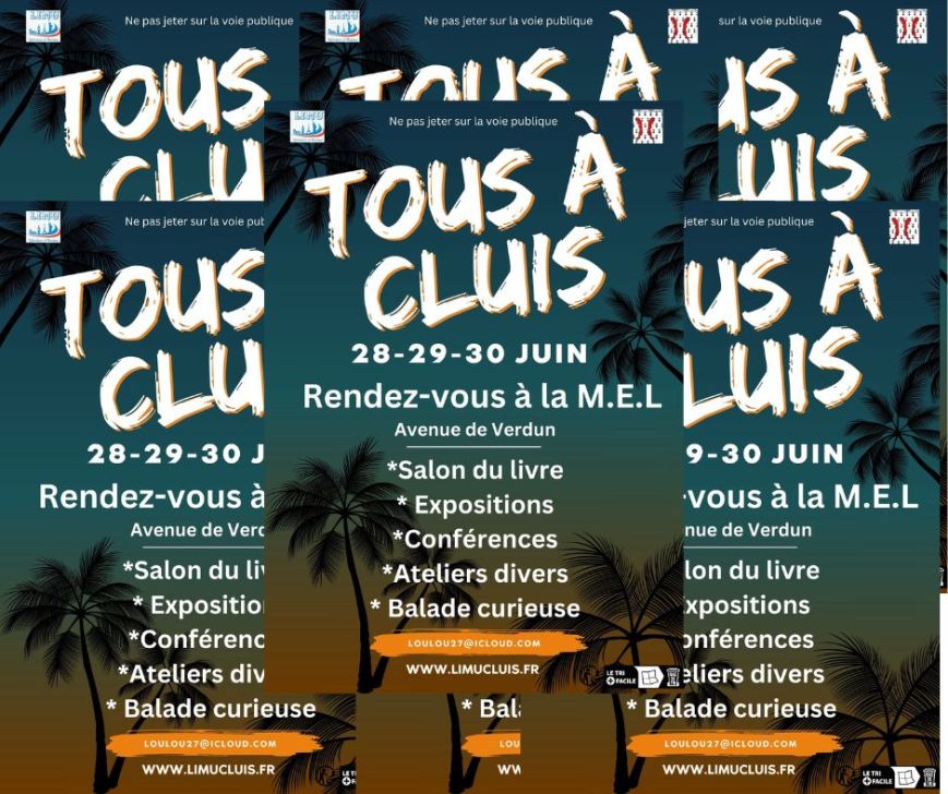 Tous à Cluis 28-29-30 juin 2024 .